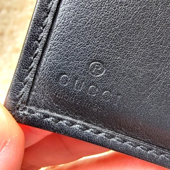 Authentic Gucci Firenze 1921 Black Leather Wallet - Picture 6 of 9